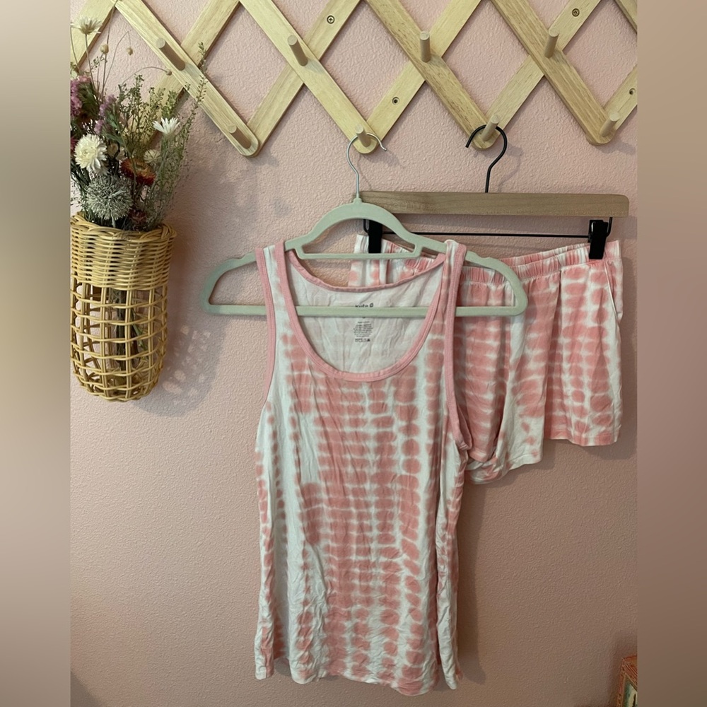 Kyte BABY Pink Tie-dye Pajama Set